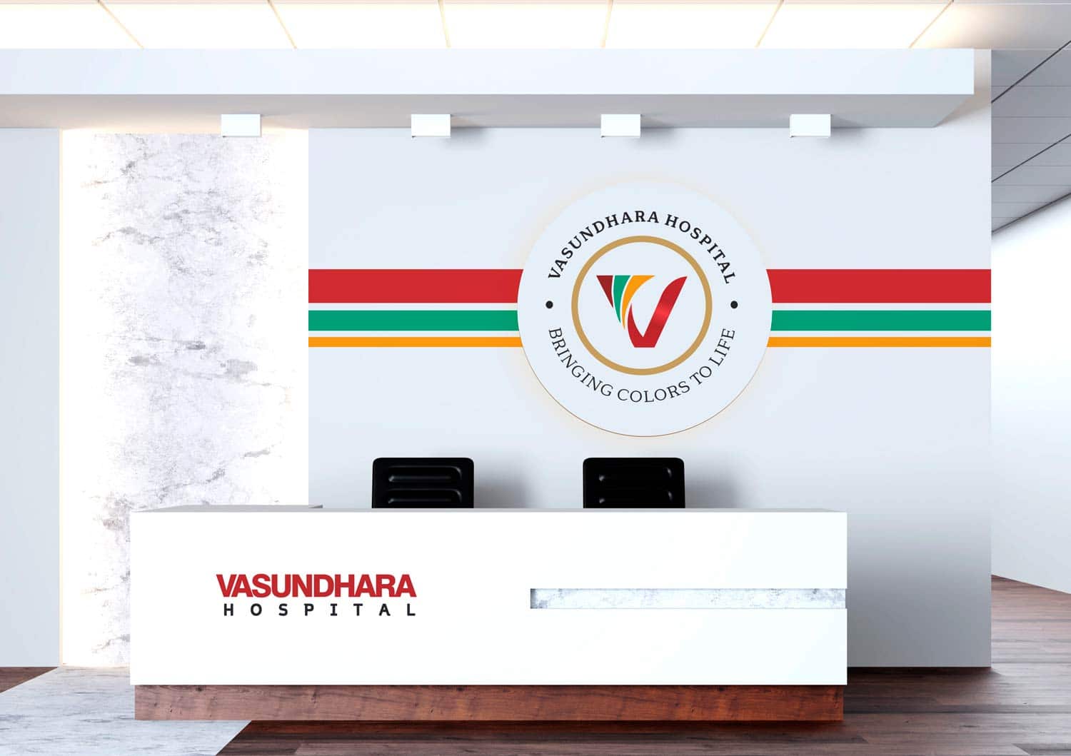 Vasundhara Hospital Environment Graphic Design